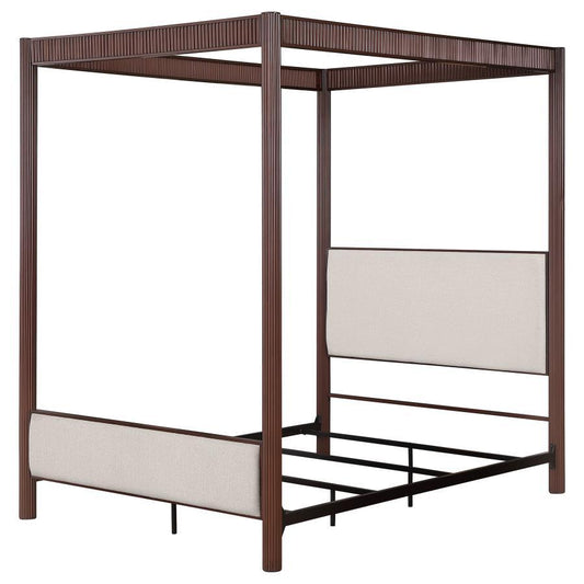 Zimmerlee - Metal Canopy Bed Canopy Beds by Coaster Fine Furniture - Walls Furniture & Mattress