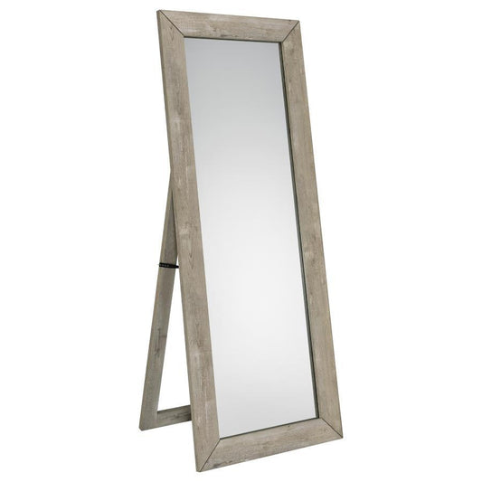 Cadence - Tempered Glass Full Length Mirror Floor Mirrors by Coaster Fine Furniture - Walls Furniture & Mattress