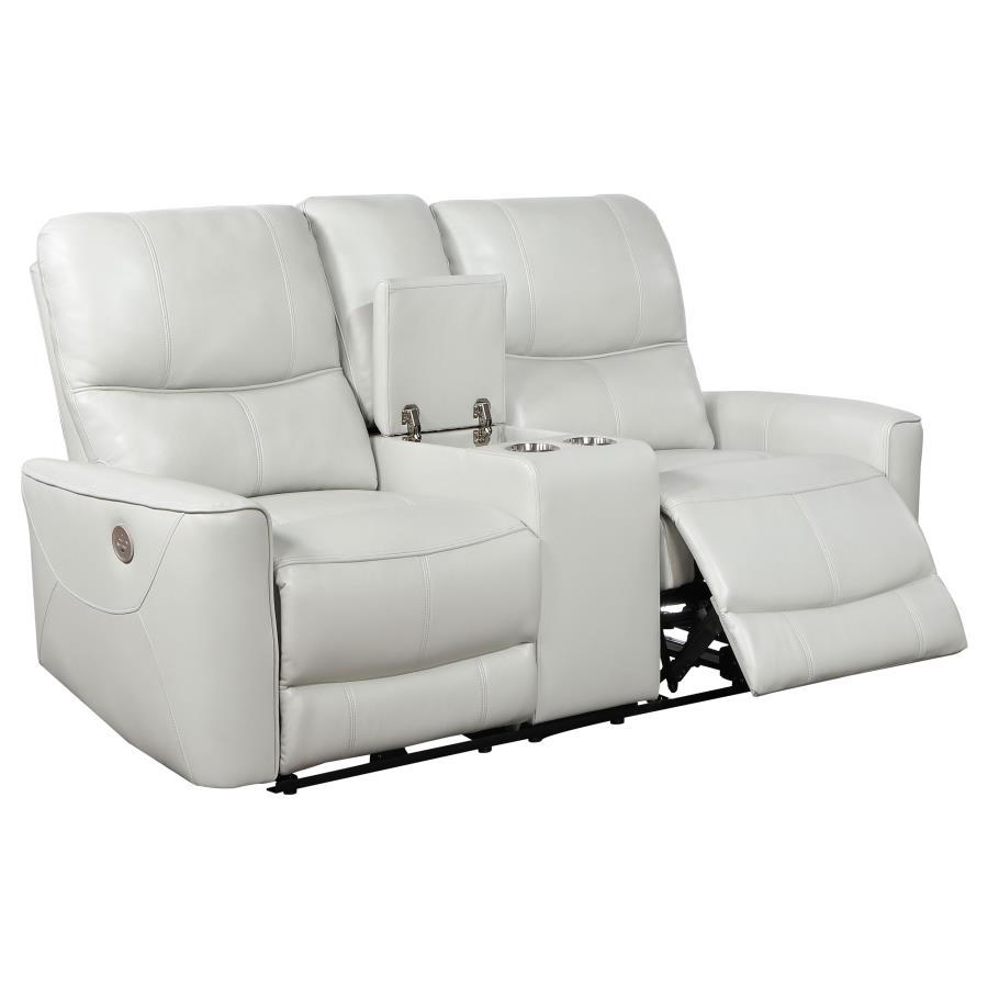 Greenfield - Upholstered Power Reclining Loveseat Reclining Loveseats by Coaster Fine Furniture - Walls Furniture & Mattress