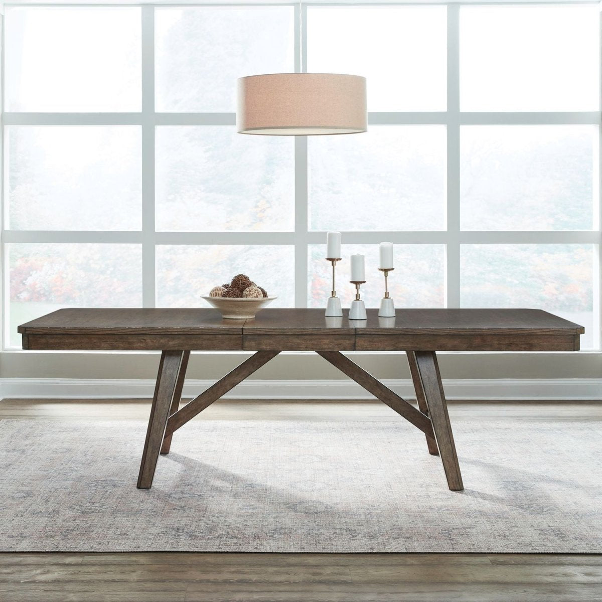Carolina Park - Trestle Table - Brown Dining Tables by Liberty Furniture - Walls Furniture & Mattress