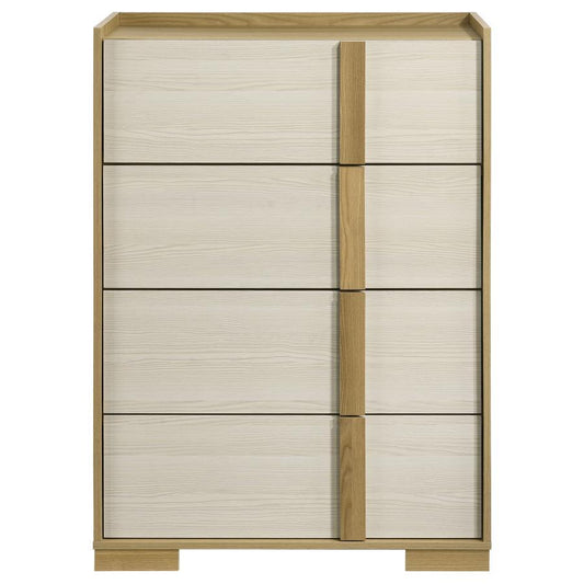 Hyland - 4 - Drawer Chest of Drawers - Natural Accent Chests by Coaster Fine Furniture - Walls Furniture & Mattress