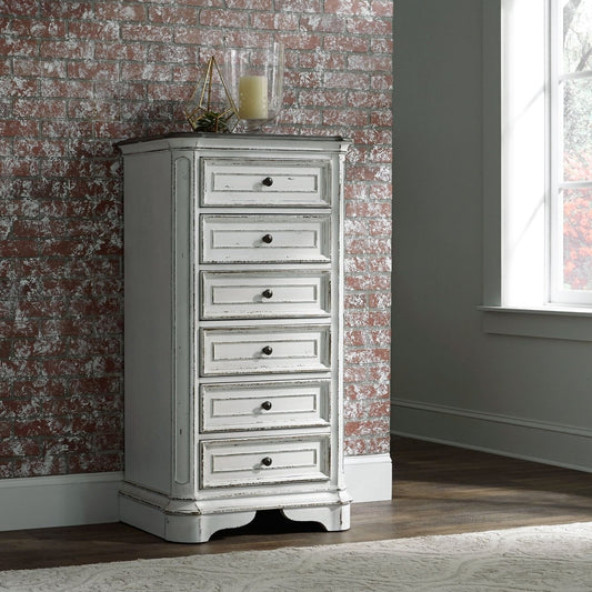 Magnolia Manor - Lingerie Chest - White Lingerie Chests by Liberty Furniture - Walls Furniture & Mattress