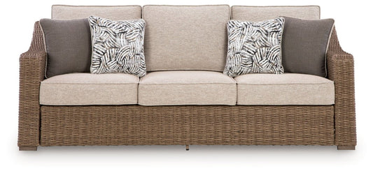 Laguna Heights - Sofa With Cushion - Beige Sofas by Signature Design by Ashley® - Walls Furniture & Mattress