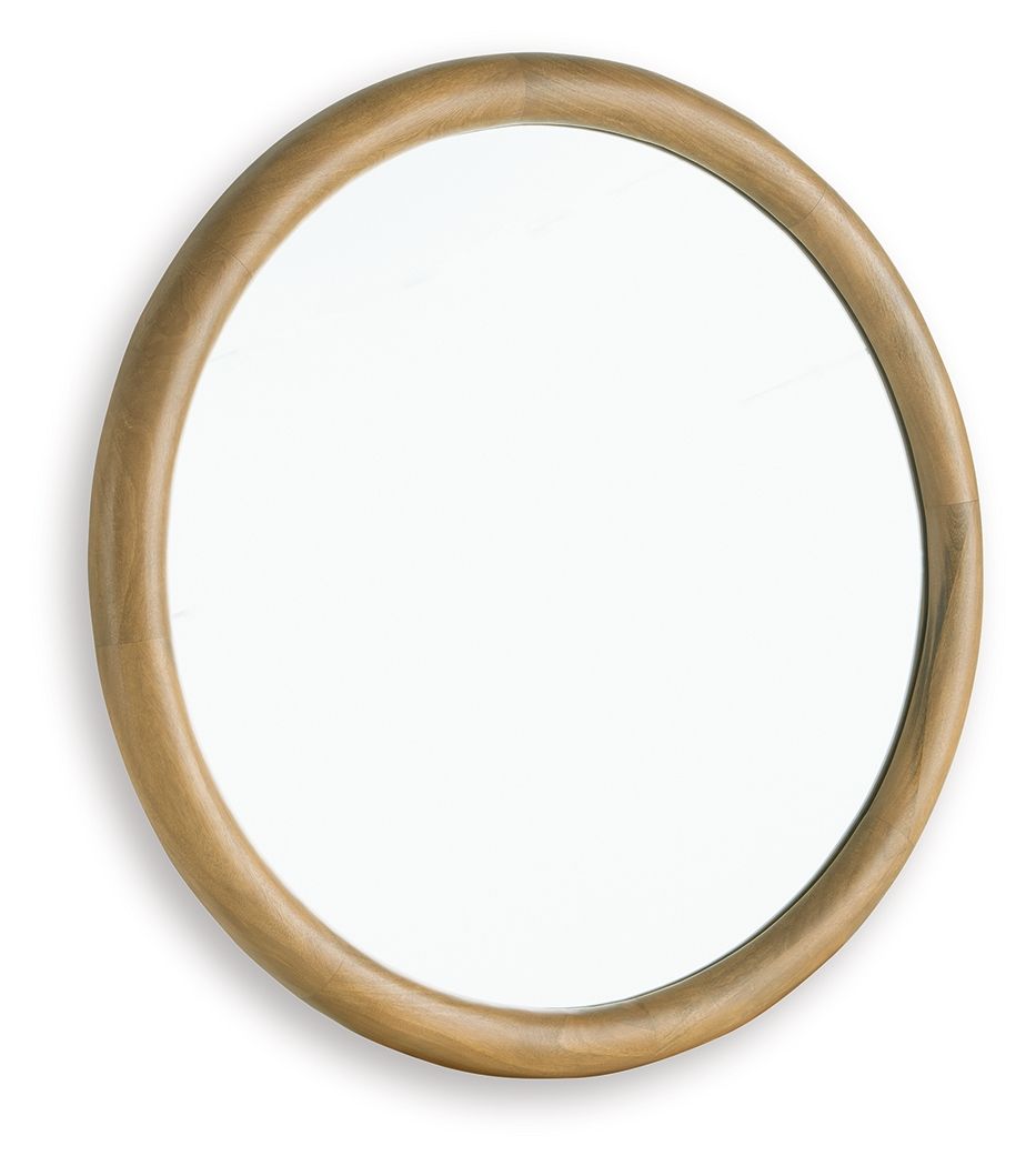 Yadiel - Brown - Accent Mirror Accent Mirrors by Signature Design by Ashley® - Walls Furniture & Mattress