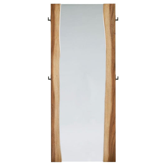 Winslow - Standing Floor Mirror - Smokey Walnut Floor Mirrors by CoasterElevations - Walls Furniture & Mattress