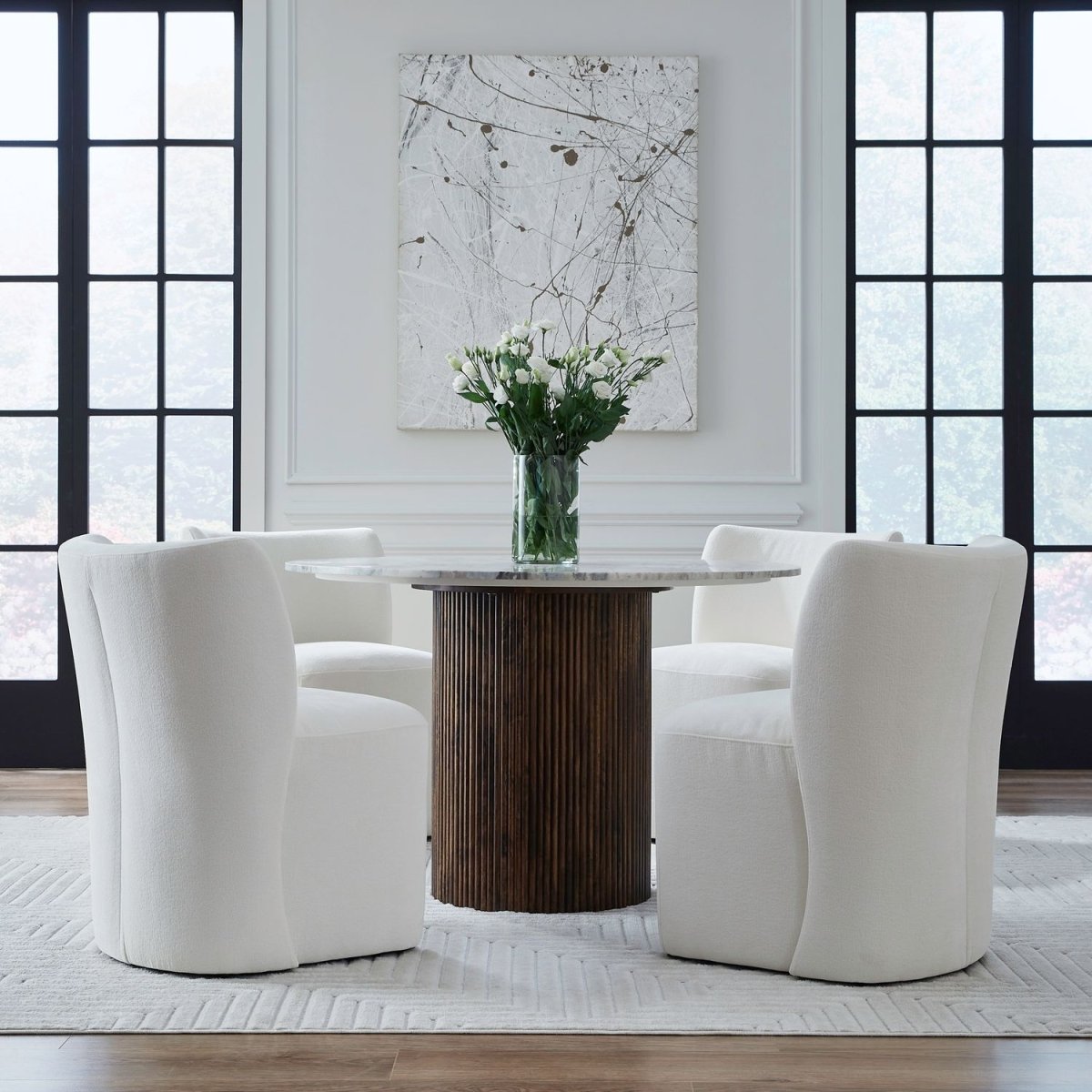 Accent Dining - Dining Chair With Casters Side Chairs by Liberty Furniture - Walls Furniture & Mattress