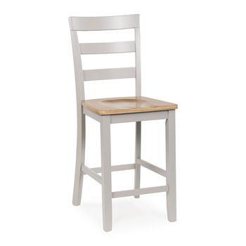 Harperfeld - Barstool (Set of 2) - Natural / Gray Stool Sets by Signature Design by Ashley® - Walls Furniture & Mattress