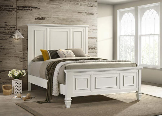 Sandy Beach - Panel Bed with High Headboard Panel Beds by CoasterEssence - Walls Furniture & Mattress