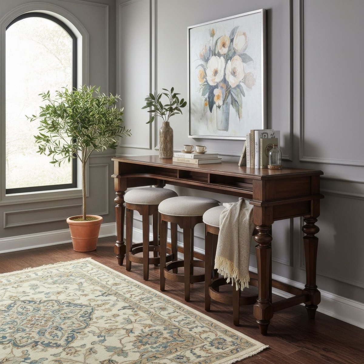 Arden Road - 4 Piece Set - Cherry 4 Piece Living Room Sets by Liberty Furniture - Walls Furniture & Mattress