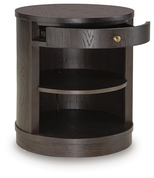Leighmour - Accent Table - Dark Brown Accent Tables by Signature Design by Ashley® - Walls Furniture & Mattress