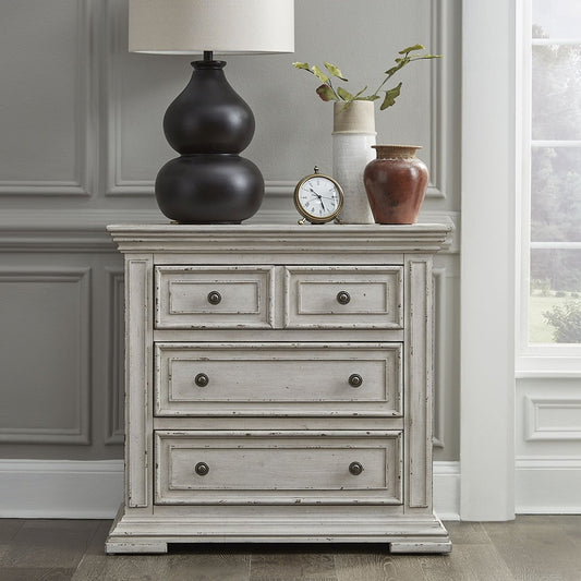 Big Valley - Bedside Chest With Charging Station Bedside Chests by Liberty Furniture - Walls Furniture & Mattress