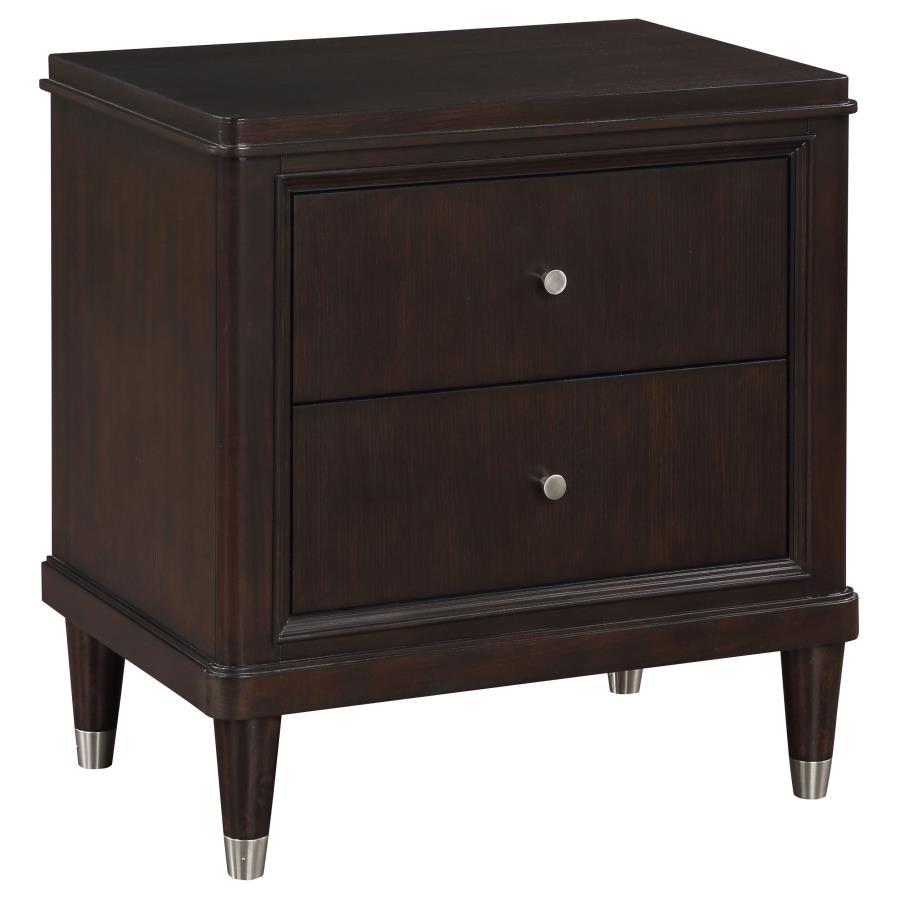 Emberlyn - 2 - Drawer Nightstand - Brown Accent Nightstands by Coaster Fine Furniture - Walls Furniture & Mattress