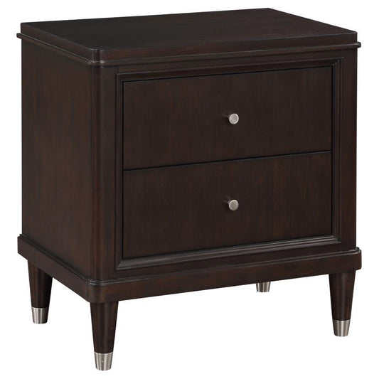 Emberlyn - 2 - Drawer Nightstand - Brown Accent Nightstands by Coaster Fine Furniture - Walls Furniture & Mattress
