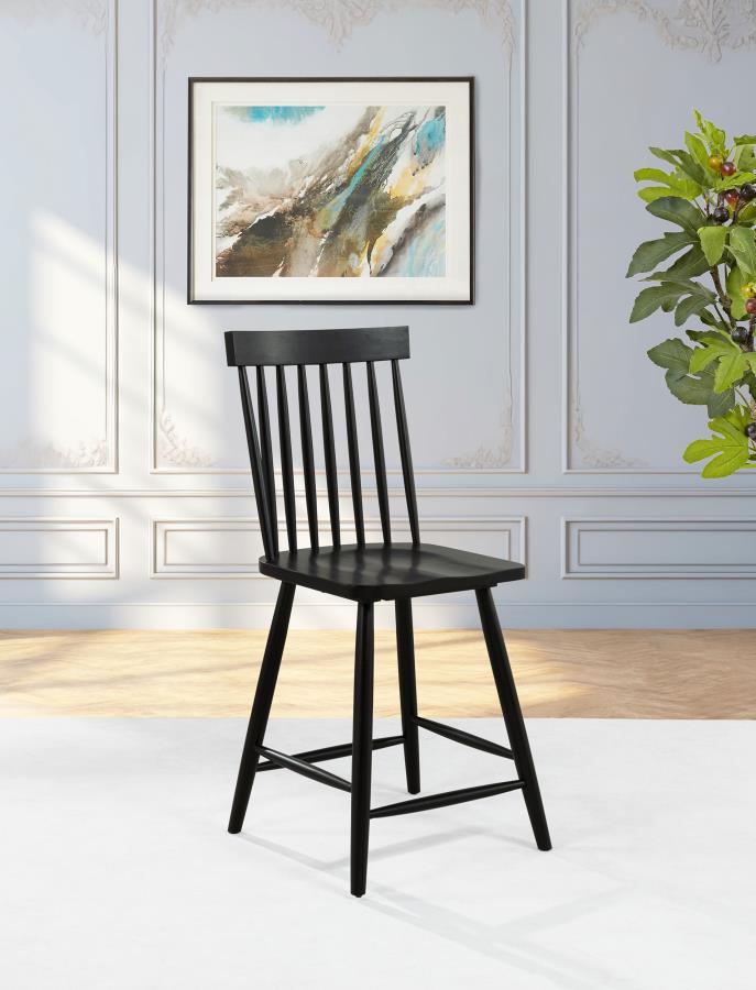 Andrews - Windsor Counter Height Dining Side Chair (Set of 2) Chair Sets by Coaster Fine Furniture - Walls Furniture & Mattress
