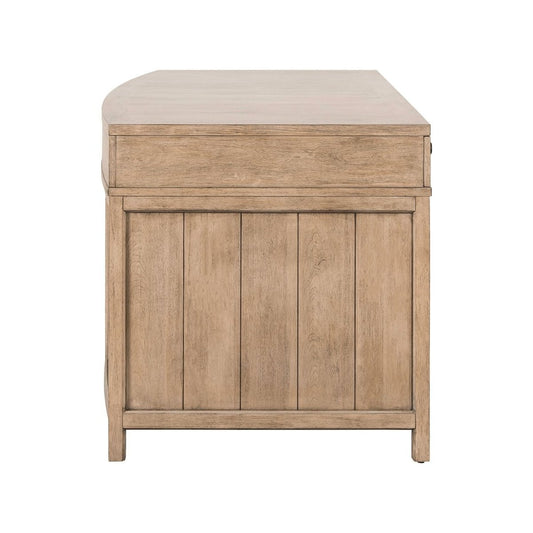 Proximity Place - Jr Executive Desk - Barley Buff Executive Desks by Liberty Furniture - Walls Furniture & Mattress