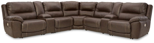 Dunleith - Power Reclining Sectional Reclining Sectionals by Signature Design by Ashley® - Walls Furniture & Mattress