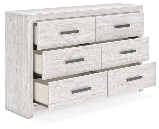 Cayboni - Six Drawer Dresser - Whitewash Dressers by Signature Design by Ashley® - Walls Furniture & Mattress