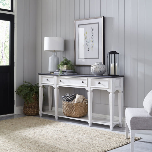Allyson Park - Hall Table - White Console Tables by Liberty Furniture - Walls Furniture & Mattress