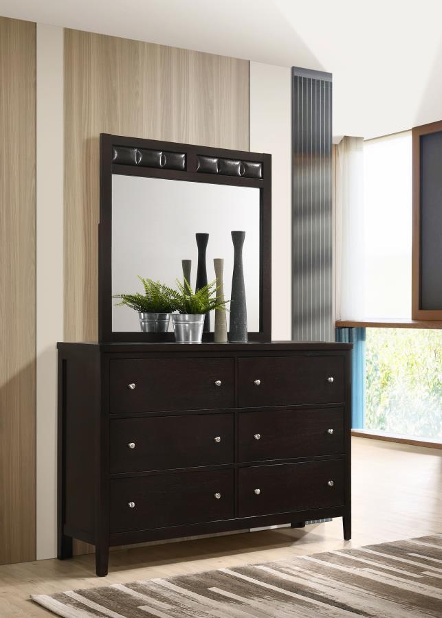Carlton - 6 - Drawer Dresser Dressers by CoasterEveryday - Walls Furniture & Mattress
