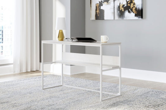 Deznee - 48" Home Office Desk - White Computer Desks by Signature Design by Ashley® - Walls Furniture & Mattress