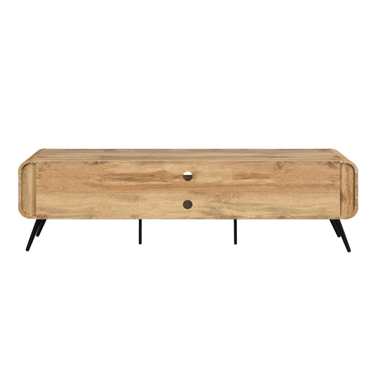 Rowan - 71" Low Profile TV Console - Natural TV Stands by New Classic - Walls Furniture & Mattress