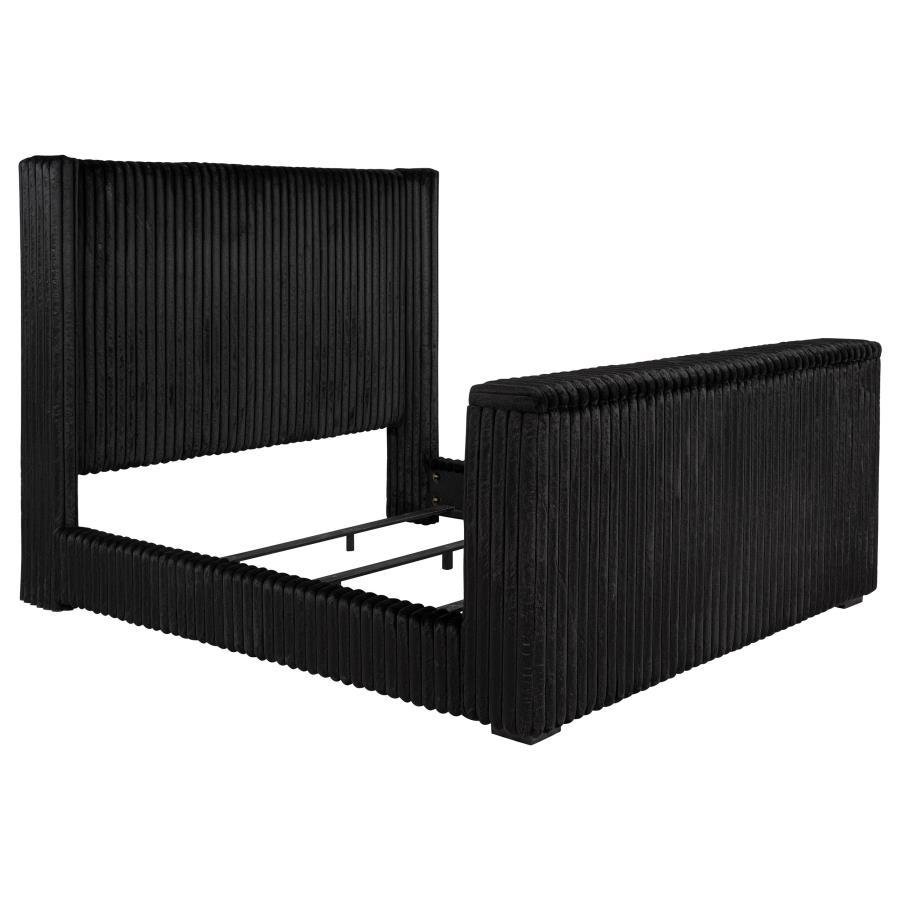 Centergrove - Upholstered Wingback TV Bed Upholstered Beds by Coaster Fine Furniture - Walls Furniture & Mattress
