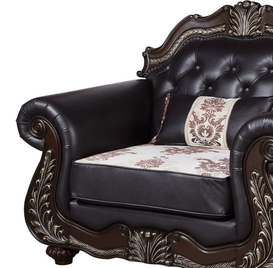 Maximus - Chair - Dark Brown Arm Chairs by New Classic - Walls Furniture & Mattress