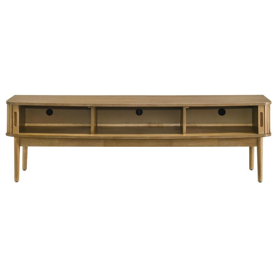 Croyden - 71" TV Stand Media Console - Weathered Natural TV Stands by Coaster Fine Furniture - Walls Furniture & Mattress