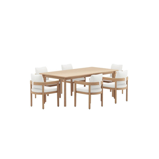 Wesley - Patio Dining Set 7 Piece Outdoor Sets by New Classic - Walls Furniture & Mattress