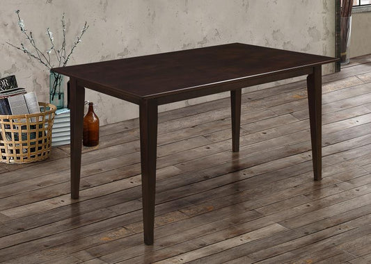 Gabriel - Rectangular Wood Dining Table - Cappuccino Dining Tables by CoasterEveryday - Walls Furniture & Mattress