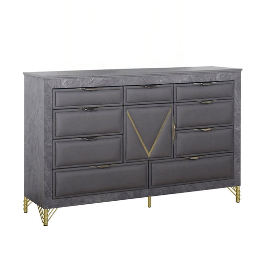 Symmetry - Dresser Dresser & Mirror by New Classic - Walls Furniture & Mattress