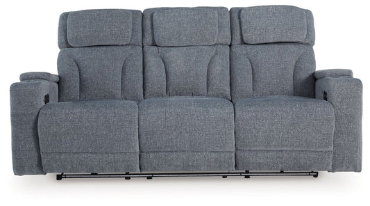 Studio Cave - Power Reclining Sofa - Steel Reclining Sofas by Signature Design by Ashley® - Walls Furniture & Mattress