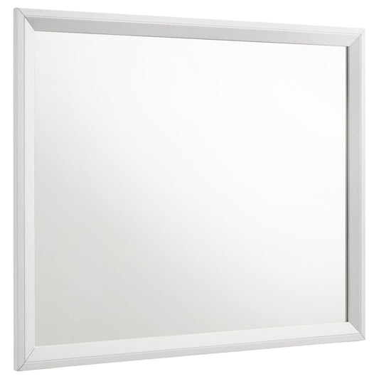 Sonora - Dresser Mirror - White Bedroom Mirrors by Coaster Fine Furniture - Walls Furniture & Mattress