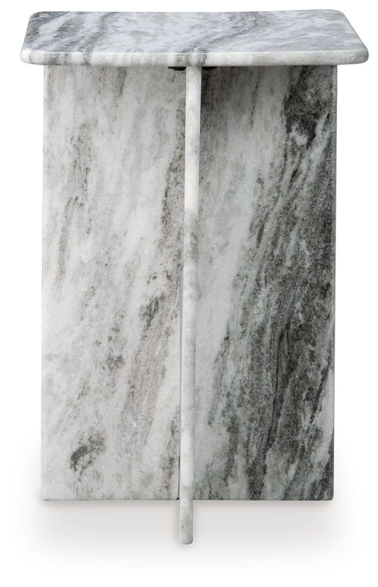 Keithwell - Square Accent Table - Gray Accent Tables by Signature Design by Ashley® - Walls Furniture & Mattress
