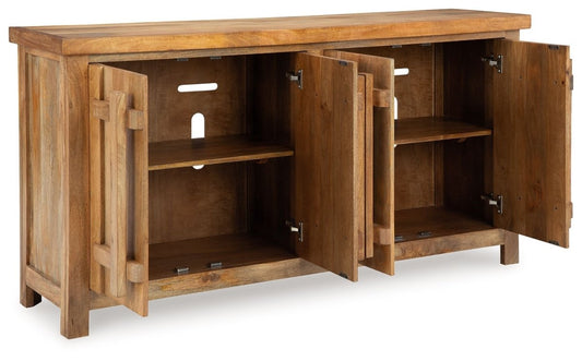 Dresor - Accent Cabinet - Natural Accent Cabinets by Signature Design by Ashley® - Walls Furniture & Mattress