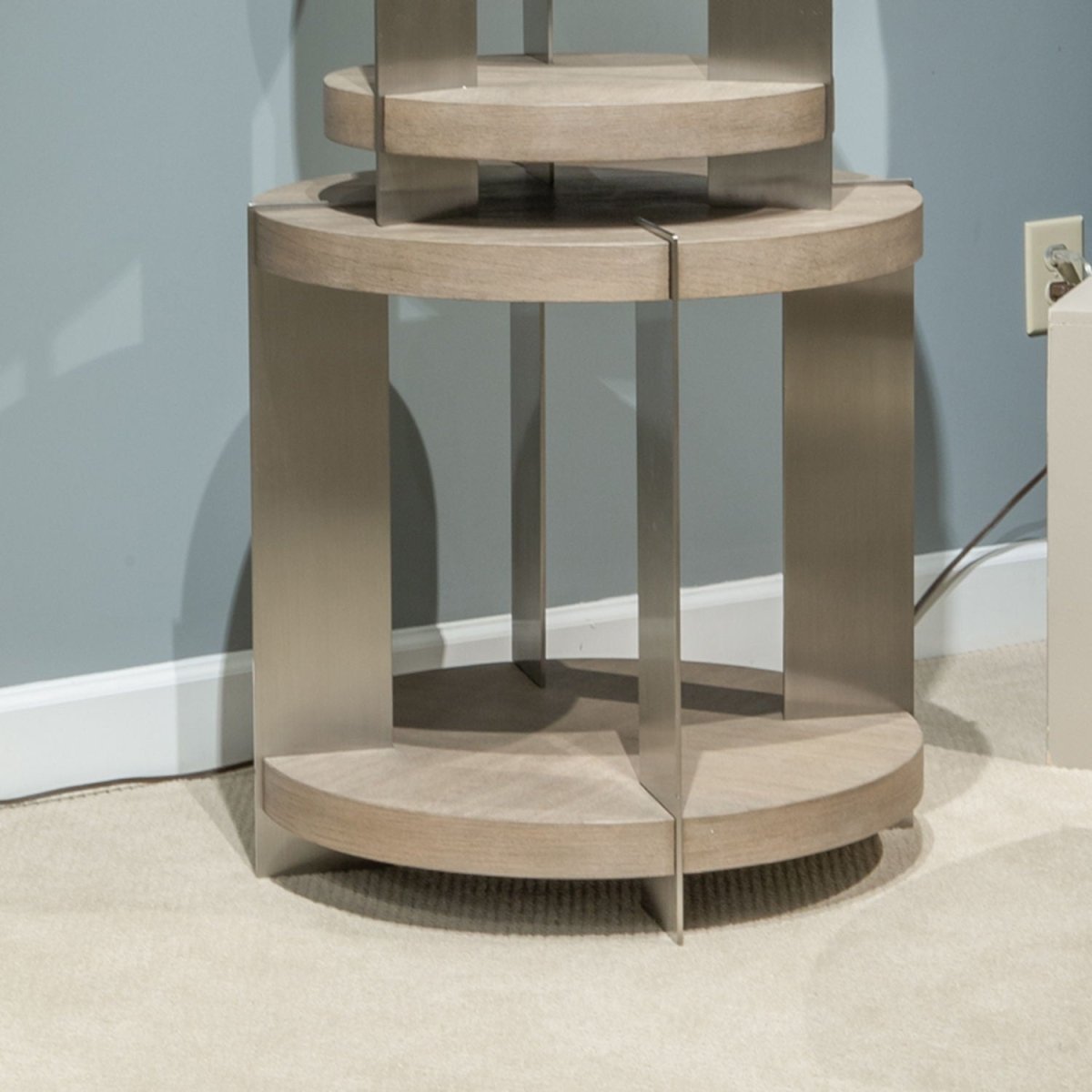 Harlow - Round End Table - Light Brown End Tables by Liberty Furniture - Walls Furniture & Mattress