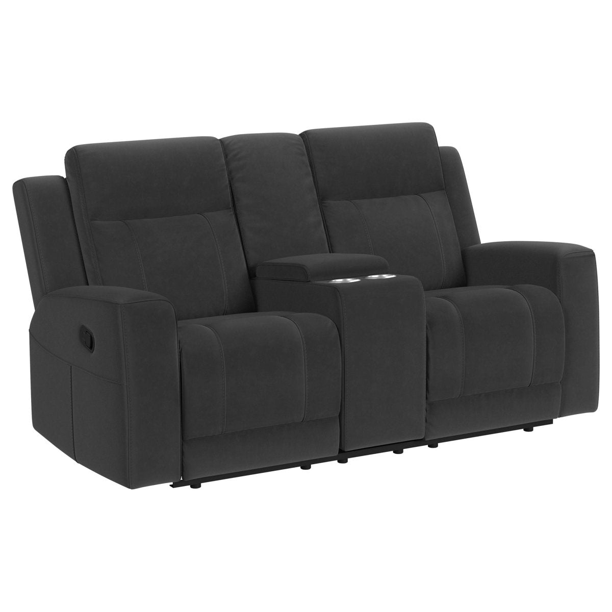 Brentwood - Upholstered Motion Reclining Loveseat Reclining Loveseats by Coaster Fine Furniture - Walls Furniture & Mattress