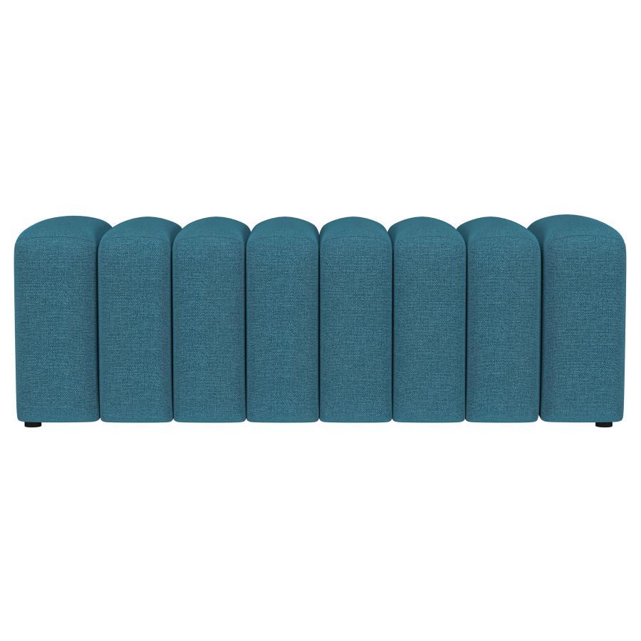 Summer - Fabric Upholstered Tufted Accent Bench Upholstered Benches by Coaster Fine Furniture - Walls Furniture & Mattress