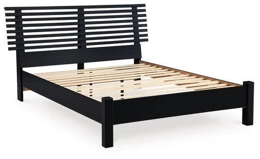 Danziar - Slat Panel Bed With Low Footboard Slat Beds by Signature Design by Ashley® - Walls Furniture & Mattress