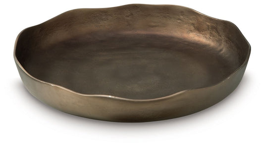 Wallmen - Champagne Gold Finish - Tray Trays by Signature Design by Ashley® - Walls Furniture & Mattress