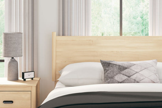 Cabinella - Full Panel Headboard - Tan Panel Headboards by Signature Design by Ashley® - Walls Furniture & Mattress