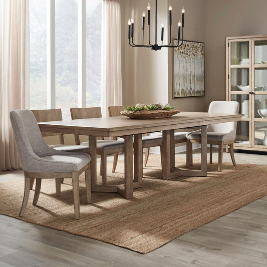 Proximity Place - Double Pedestal Table Set 5 Piece Dining Room Sets by Liberty Furniture - Walls Furniture & Mattress