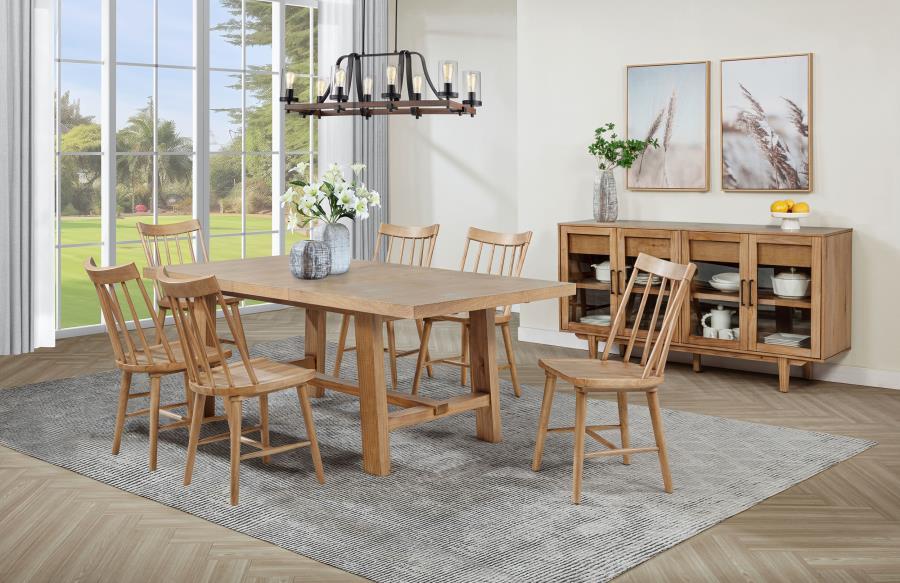 Middleton - Extension Leaf Dining Set 6 Piece Dining Room Sets by Coaster Fine Furniture - Walls Furniture & Mattress