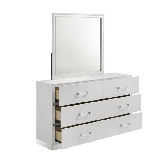 Europa - Mirror - White Mirrors by New Classic - Walls Furniture & Mattress