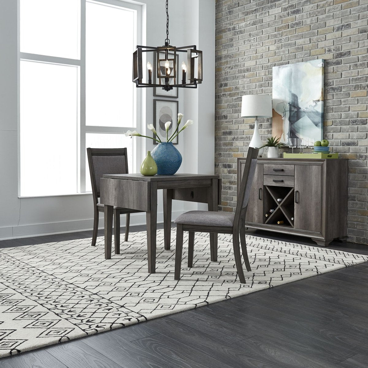 Tanners Creek - Drop Leaf Table Set 3 Piece Dining Room Sets by Liberty Furniture - Walls Furniture & Mattress