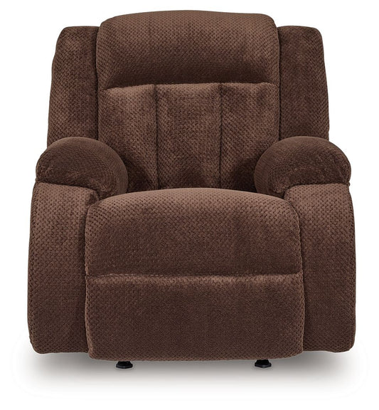 Free Wake - Power Rocker Recliner - Chocolate Rocker Chairs by Signature Design by Ashley® - Walls Furniture & Mattress