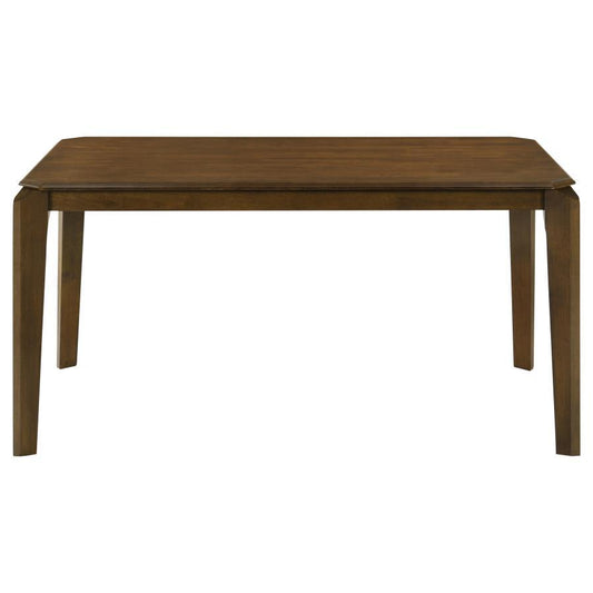 Almonte - Rectangular Wood Dining Table - Dark Brown Dining Tables by Coaster Fine Furniture - Walls Furniture & Mattress
