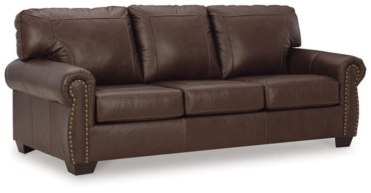 Colleton - Sofa - Dark Brown Stationary Sofas by Signature Design by Ashley® - Walls Furniture & Mattress