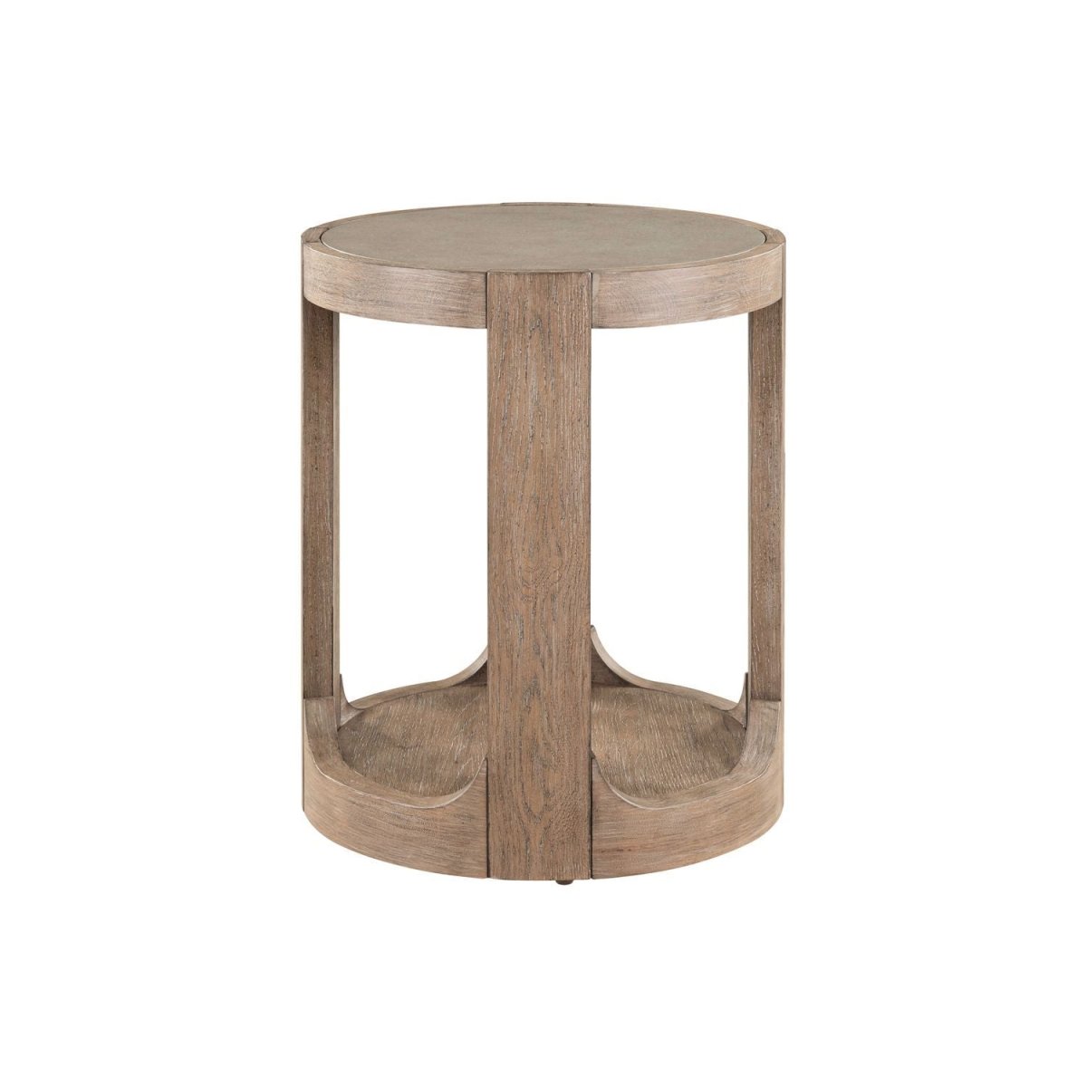 South Bend - Round Chairside Table - Brown Chair Side Tables by Liberty Furniture - Walls Furniture & Mattress