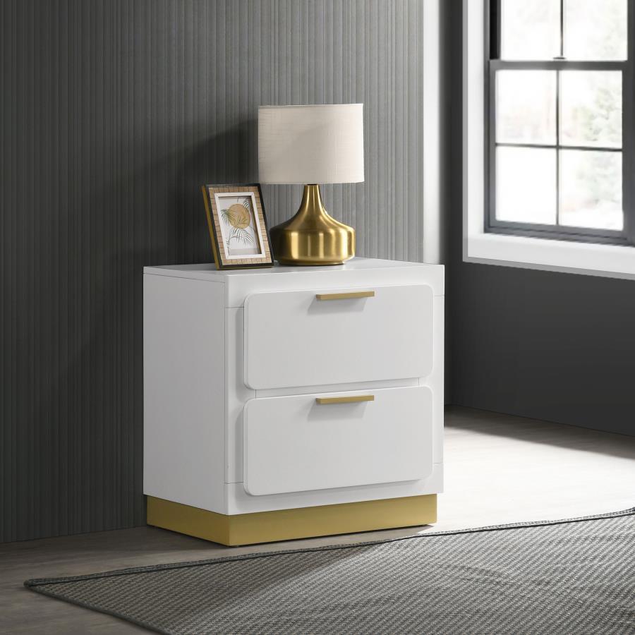 Caraway - 2 - Drawer Nightstand Accent Nightstands by Coaster Fine Furniture - Walls Furniture & Mattress